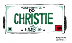 CHRISTIE AND NEW HAMPSHIRE  by Jimmy Margulies