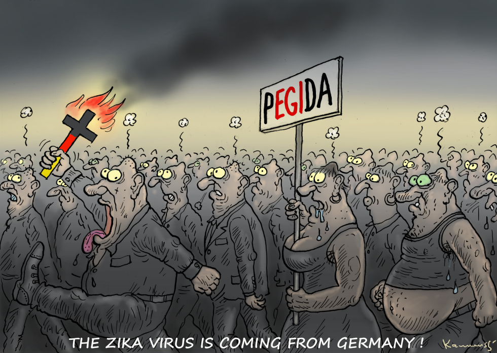 THE ZIKA VIRUS IS COMING FROM GERMANY