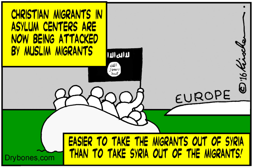 Christian Migrants Attacked by Muslims,
