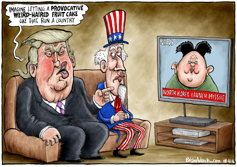 Trump, Sam and Kim