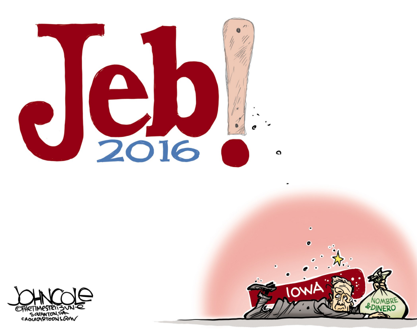 Jeb y Iowa / COLOR