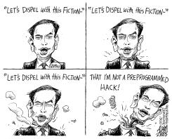RUBIO'S FICTION by Adam Zyglis