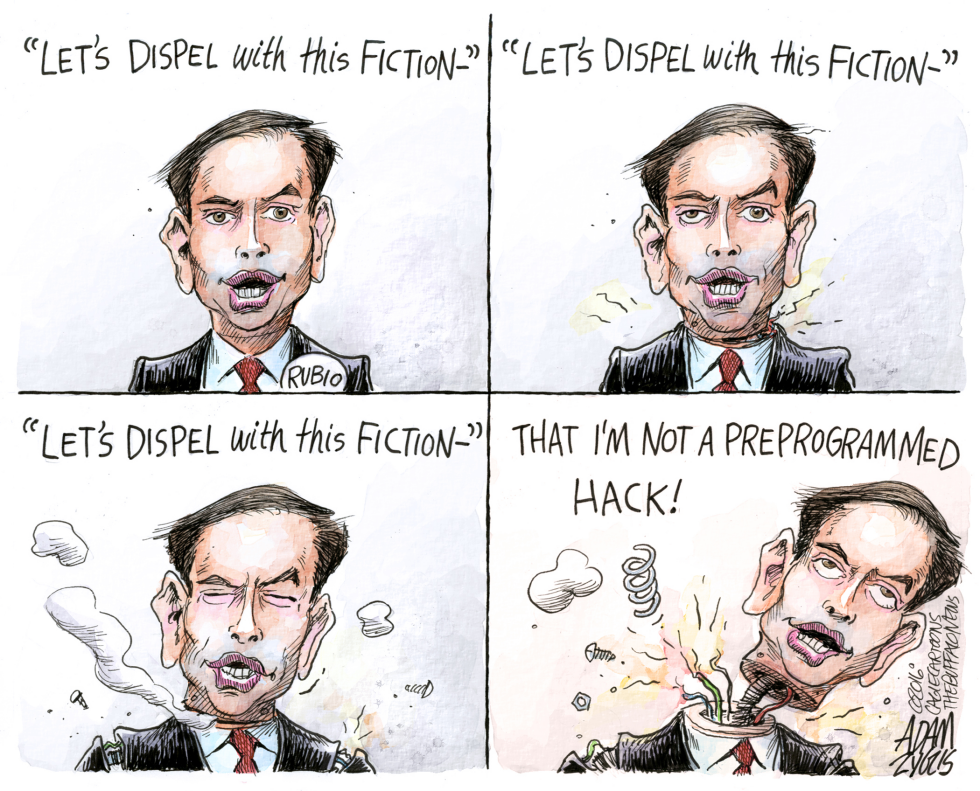  RUBIO'S FICTION by Adam Zyglis