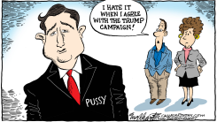 PUSSY CRUZ  by Bob Englehart