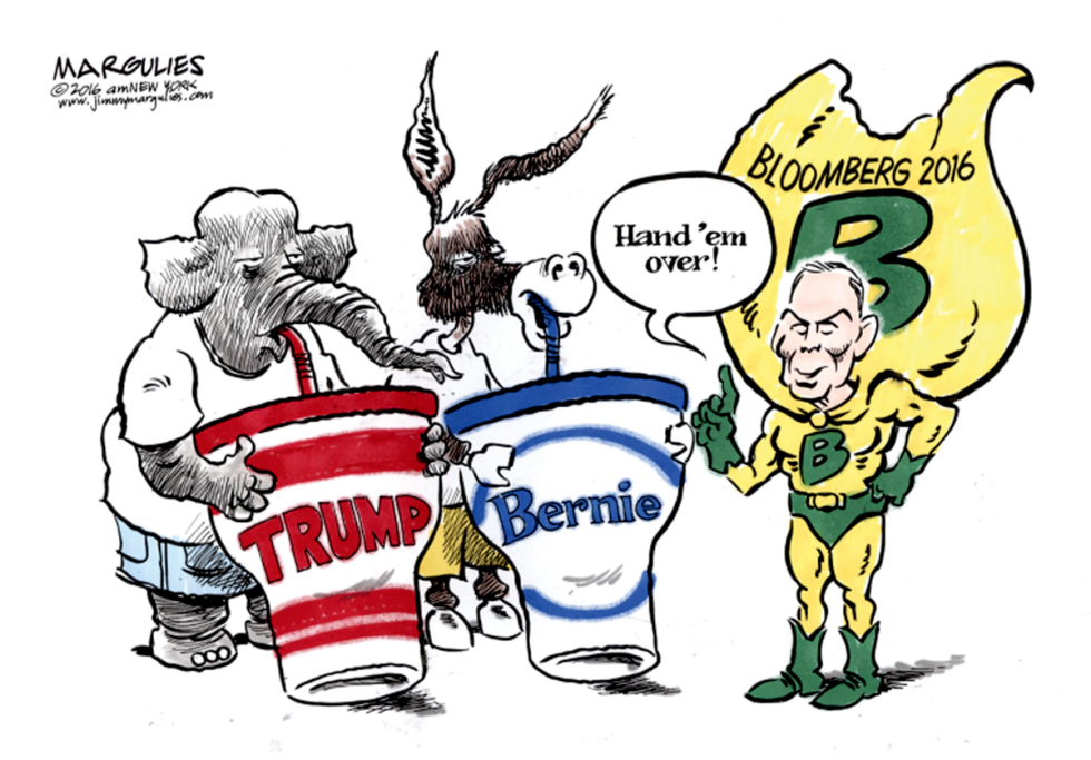 Bloomberg presidential run color