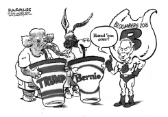 BLOOMBERG PRESIDENTIAL RUN 2016 by Jimmy Margulies