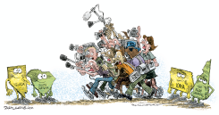 AFTER NEW HAMPSHIRE  by Daryl Cagle
