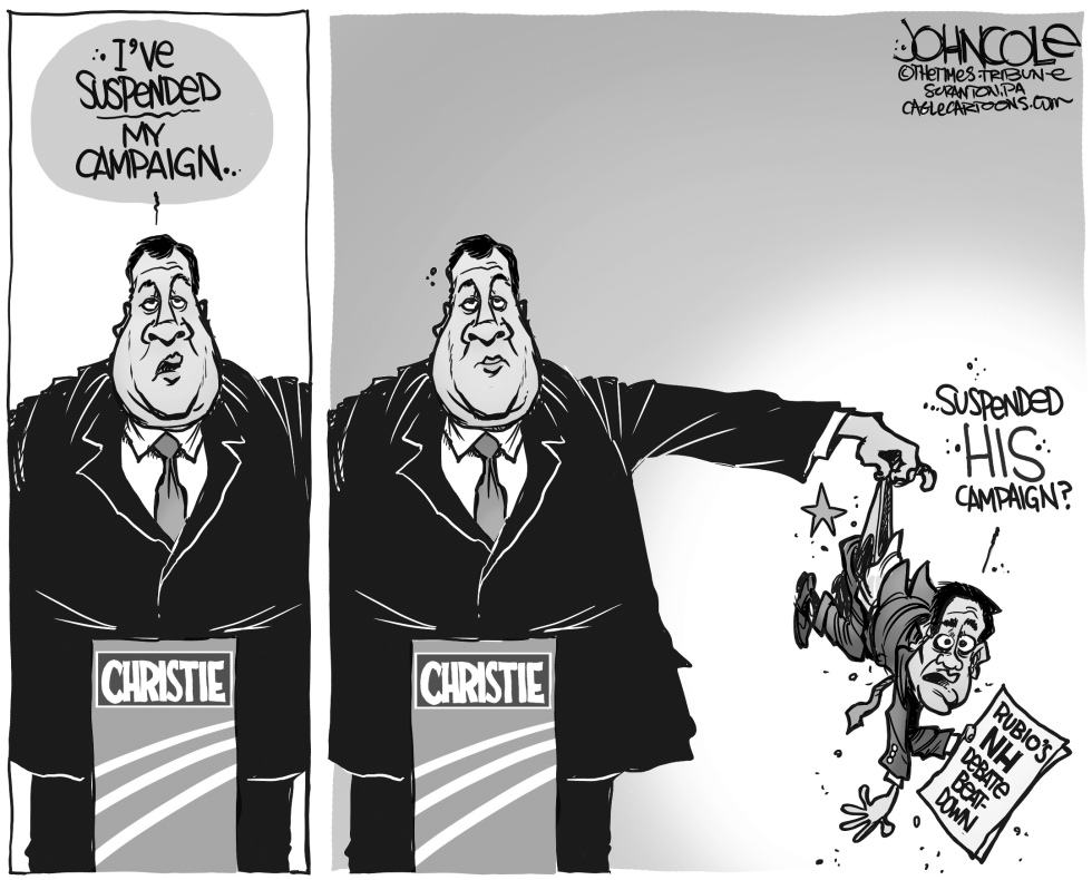 Christie and Rubio BW
