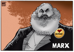 MARX AND BERNIE,  by Randy Bish