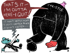 CHRISTIE PARTING SHOT  by Randall Enos