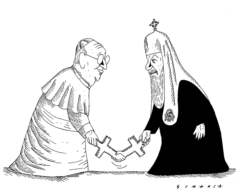 Encuentro del Papa Francisco y el Patriarca Kirill