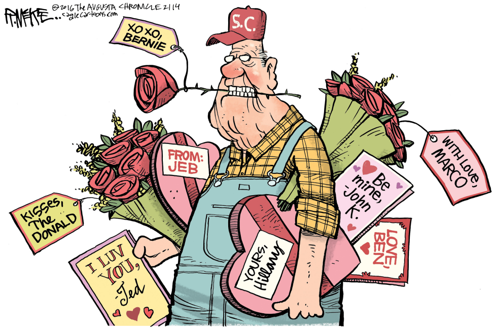  SC VALENTINE'S DAY by Rick McKee