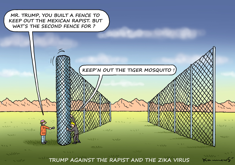 Trump agains rapists and the Zika virus