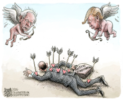 TAKING AIM  by Adam Zyglis