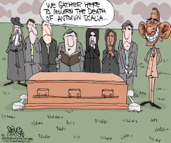 OBAMA AND SCALIA'S DEATH  by Gary McCoy