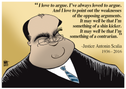 ANTONIN SCALIA, by Randy Bish