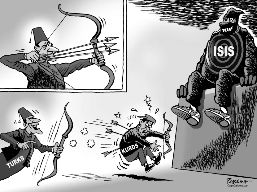 Turks hit Kurds