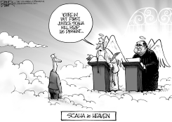 RIP JUSTICE SCALIA by Nate Beeler