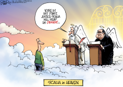 RIP JUSTICE SCALIA by Nate Beeler