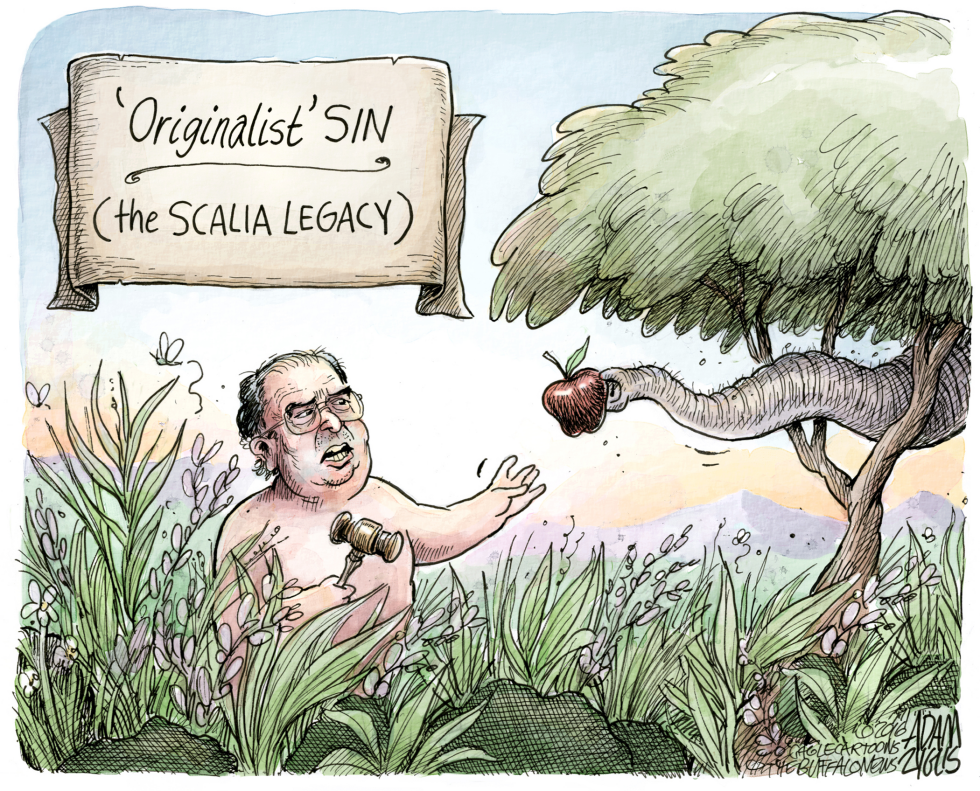  SCALIA LEGACY by Adam Zyglis