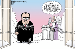 SCALIA IN HEAVEN by Bruce Plante