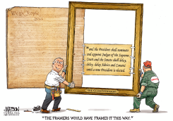 SENATOR MCCONNELL REFRAMES THE CONSTITUTION-  by R.J. Matson