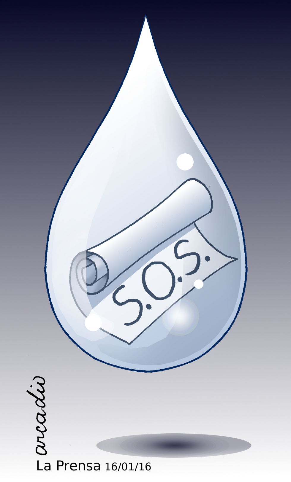 La crisis del agua ya
