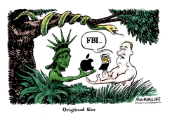 APPLE AND FBI by Jimmy Margulies