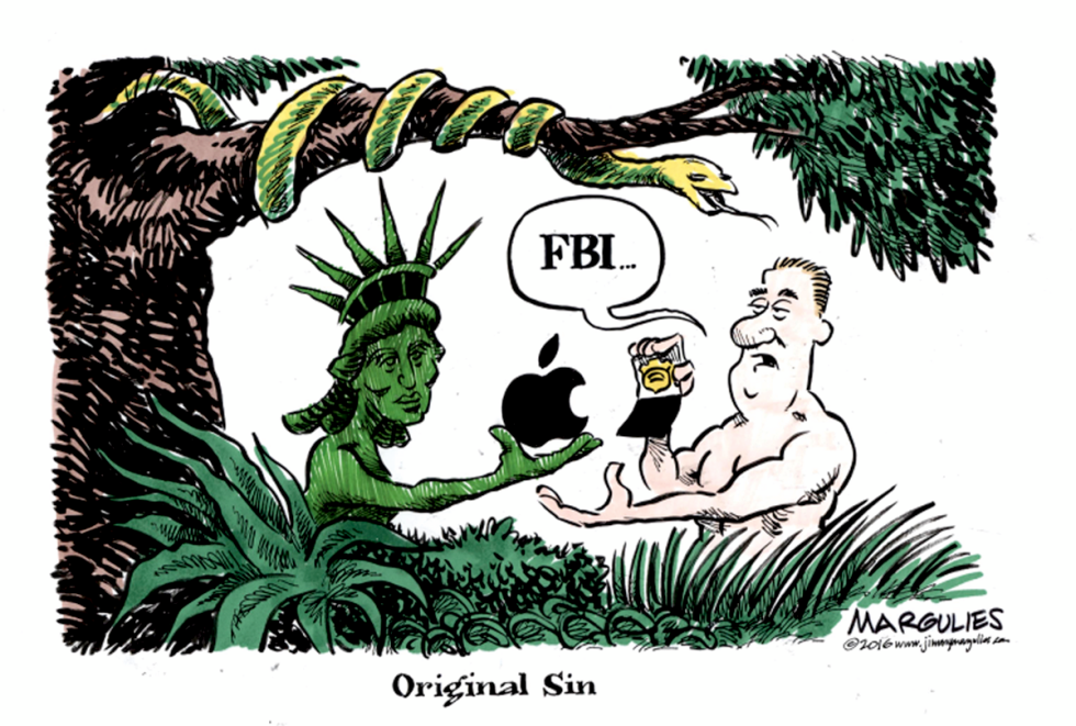 Apple and FBI color
