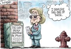 IPHONE  HILLARY by Joe Heller
