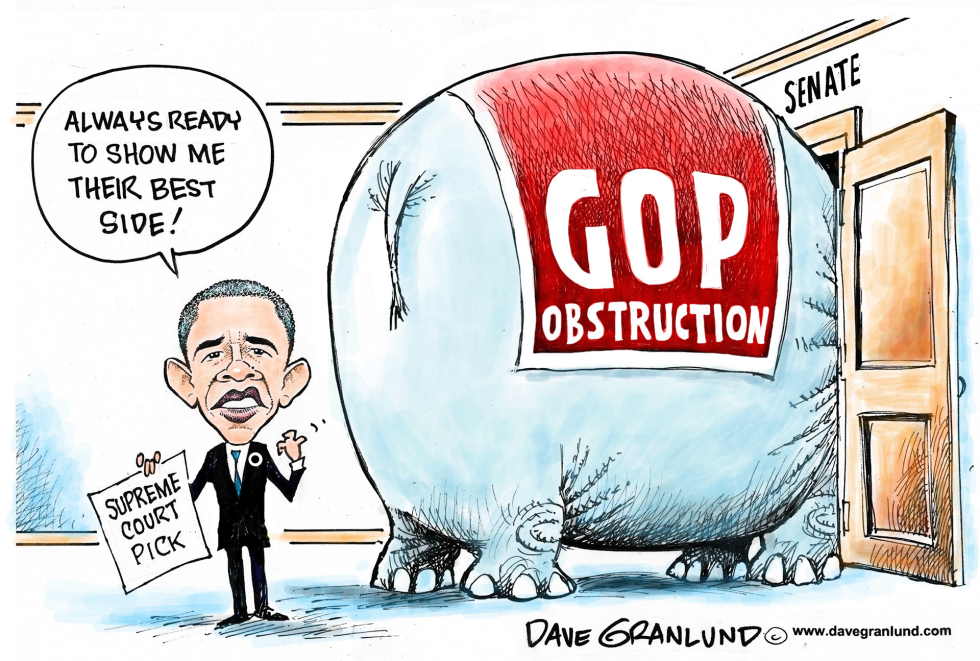 GOP obstruction and SCOTUS pick