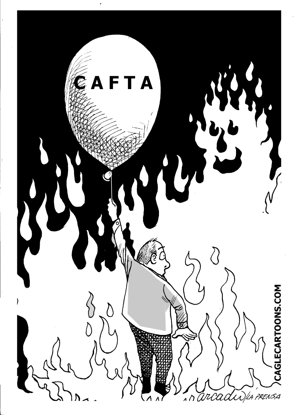 Caminando entre opositores