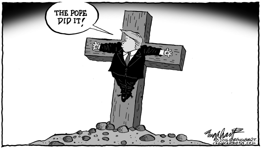 Pope vs Trump