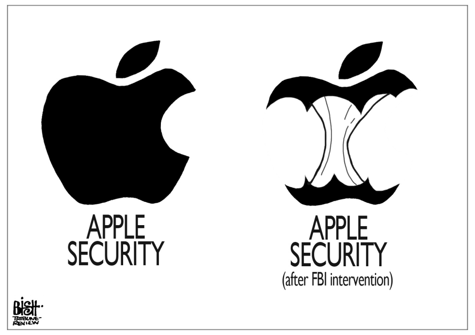 APPLE VS FBI, B/W