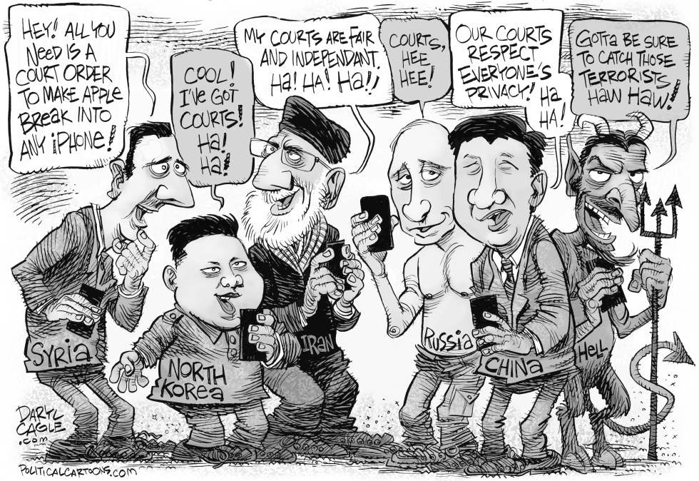 Apple Courts and Despots