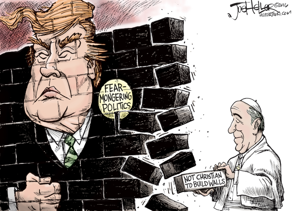 Pope Francis and Trump