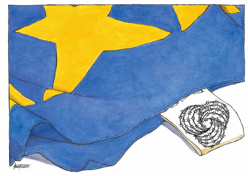 Pure wool European flag