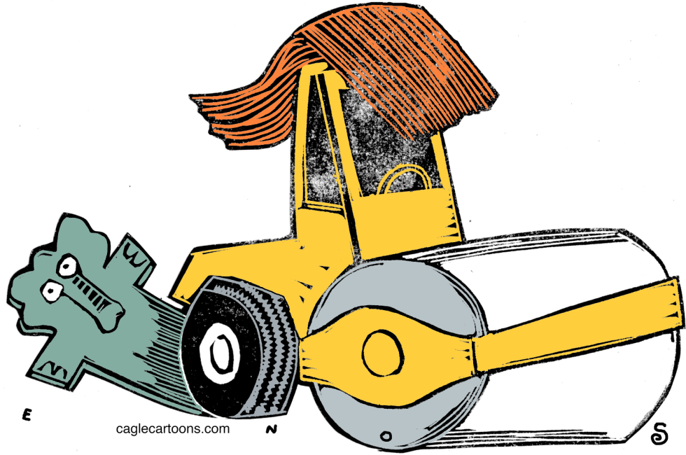 Trump On A Roll COLOR