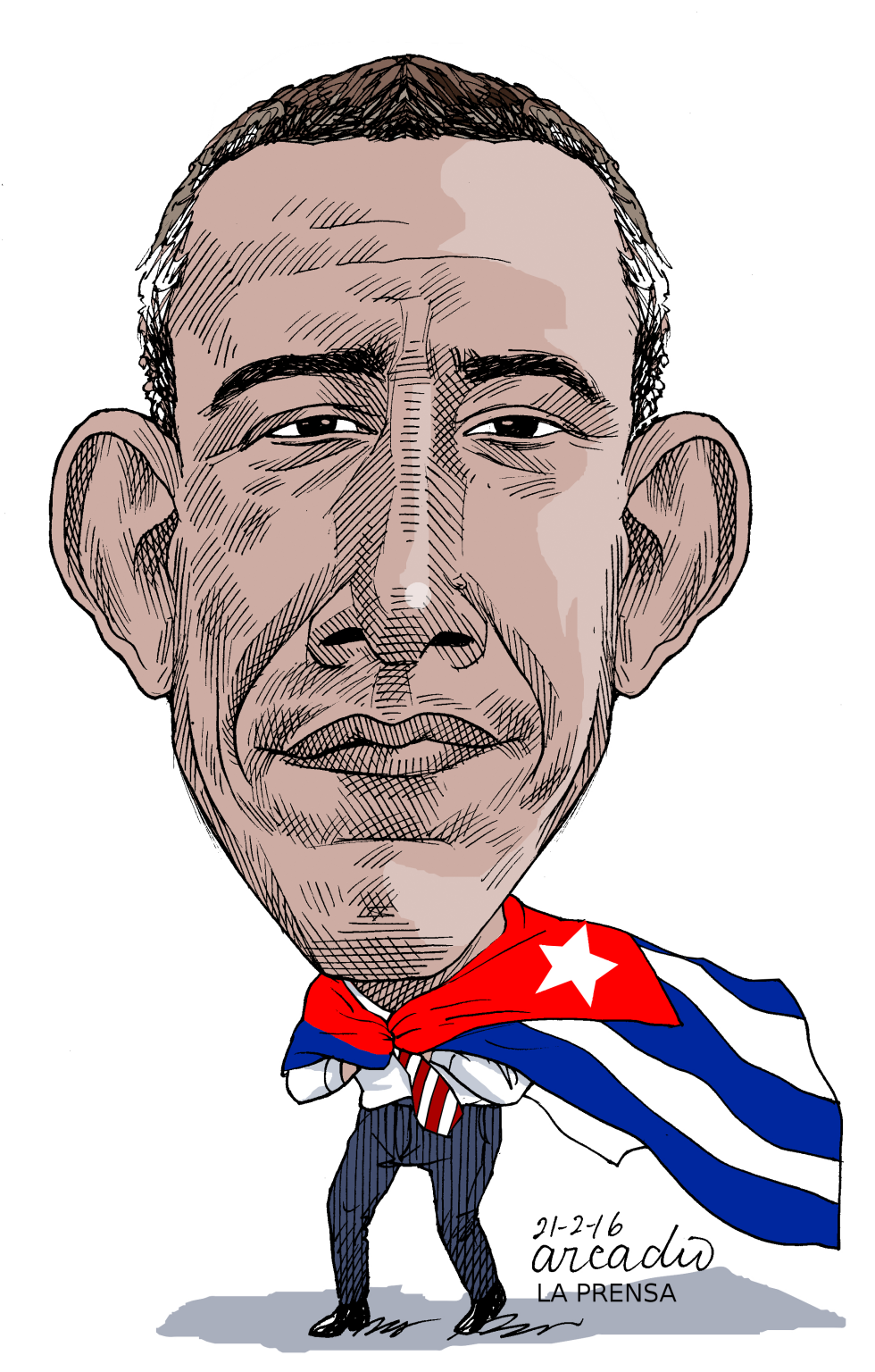  BARAK OBAMA USA by Arcadio Esquivel