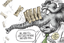 JEB OUT by Joe Heller