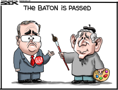 BYEBYE BUSH  by Steve Sack