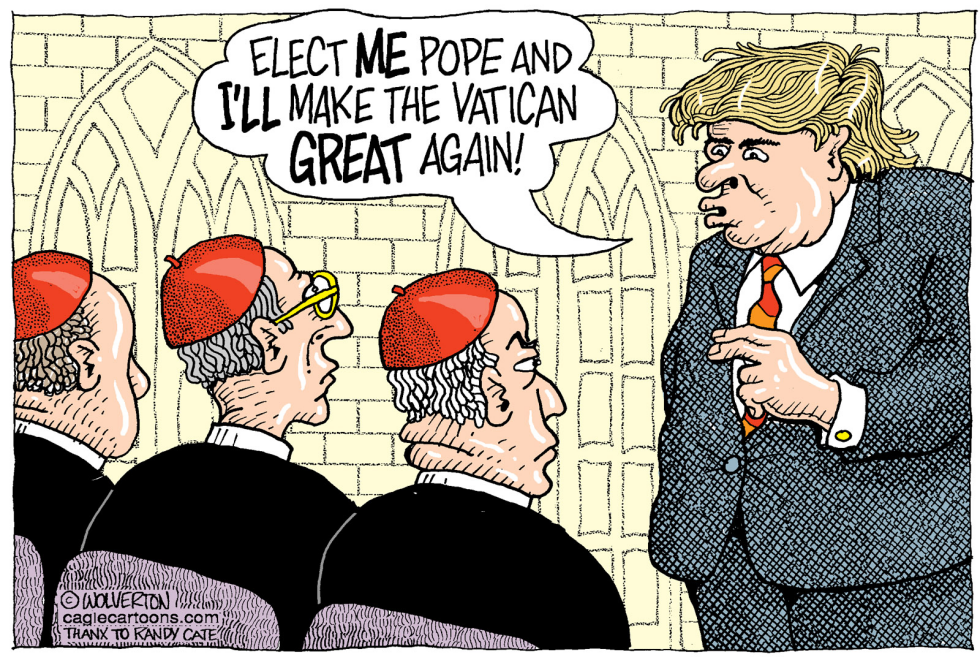Trump v Pope Color