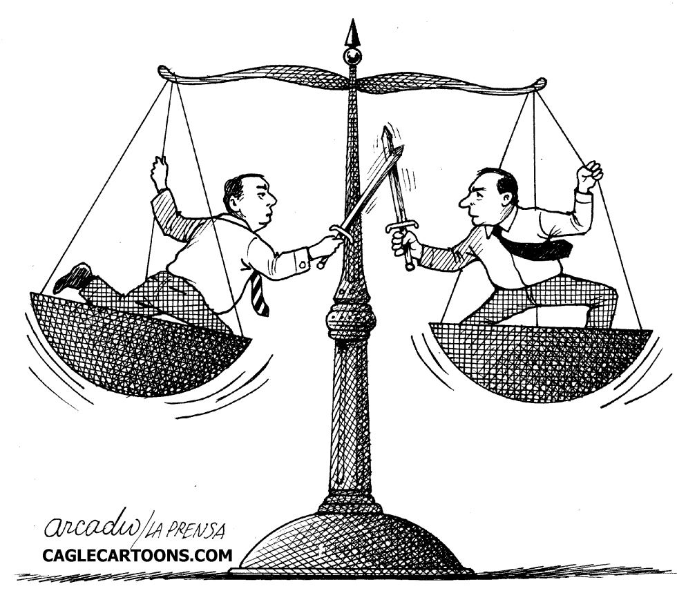 Internal fights in justice