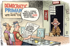 CARTER RIGGED DNC  by Rick McKee