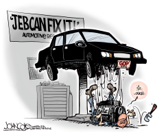 JEB CAN'T FIX IT  by John Cole