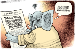 SICK OF WINNING  by Rick McKee