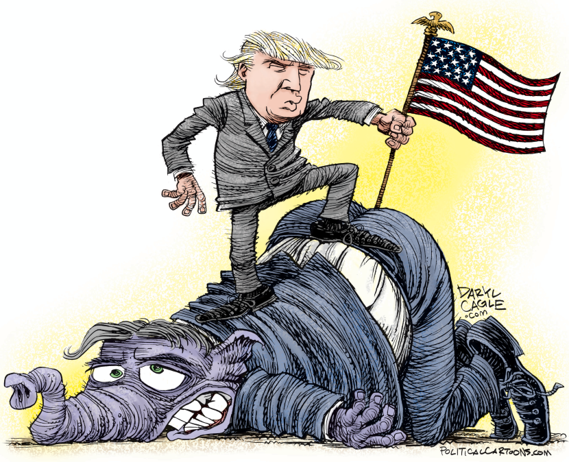 Trump Conquers the GOP COLOR