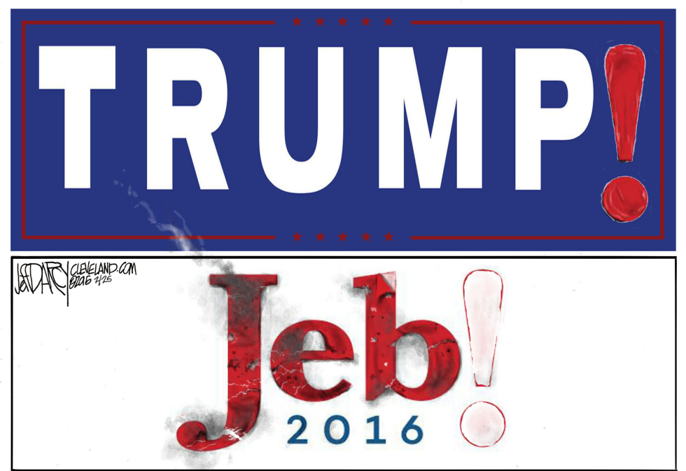 Trump topples Jeb