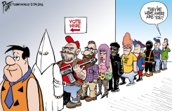 VOTE HERE by Bruce Plante