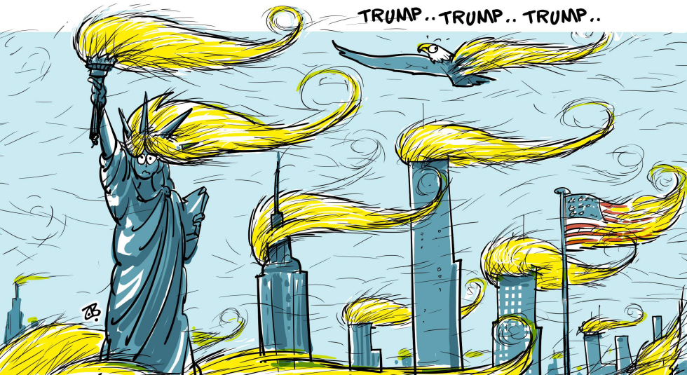  TRUMP  TRUMP TRUMP by Emad Hajjaj